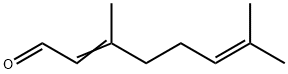 シトラール (cis-, trans-混合物) 化学構造式