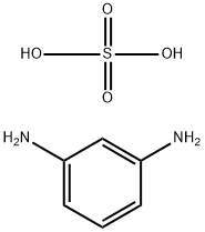 1,3-Phenylenediamine sulfate Structure