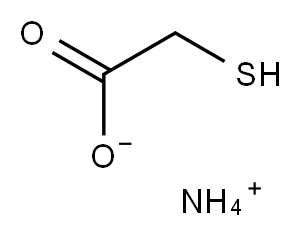Ammonium thioglycolate  Structure