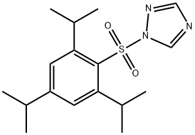 1-[[2,4,6-Tris(isopropyl)phenyl]sulphonyl]-1H-1,2,4-triazole Structure