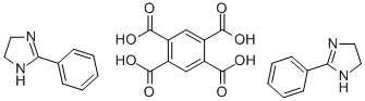 Pyromellitic acid di(2-phenyl-2-imidazoline) salt Structure