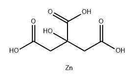 くえん酸/亜鉛,(2:3) 化学構造式