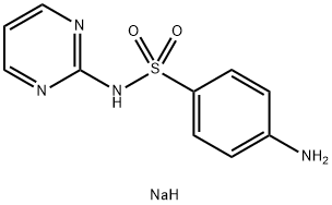 スルファジアジンナトリウム 化学構造式
