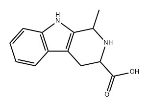 1 - 甲基-2,3,4,9 - 四氢-1H-Β-咔啉-3 - 羧酸盐DATA, 5470-37-1, 结构式