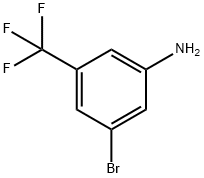 3-アミノ-5-ブロモベンゾトリフルオリド 化学構造式