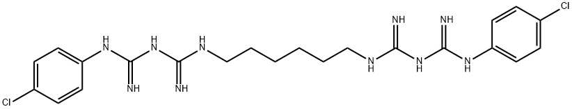 クロルヘキシジン 化学構造式