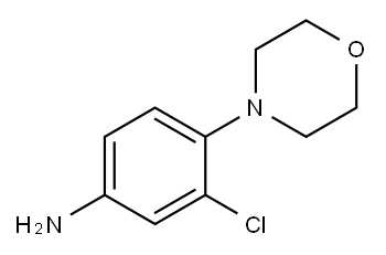 3-CHLORO-4-MORPHOLINOANILINE Structure