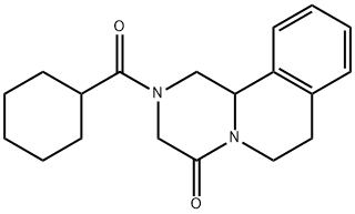 吡喹酮, 55268-74-1, 结构式