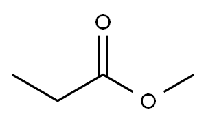 プロピオン酸 メチル 化学構造式