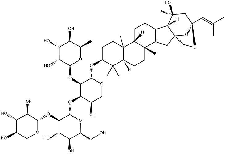酸枣仁皂苷 B, 55466-05-2, 结构式