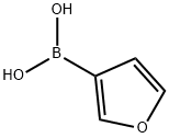 3-フリルボロン酸 化学構造式
