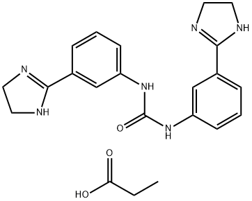 二丙酸咪唑苯脲, 55750-06-6, 结构式