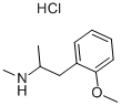 Methoxyphenamine hydrochloride Structure