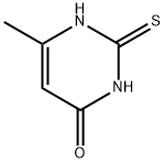 甲基硫氧嘧啶, 56-04-2, 结构式