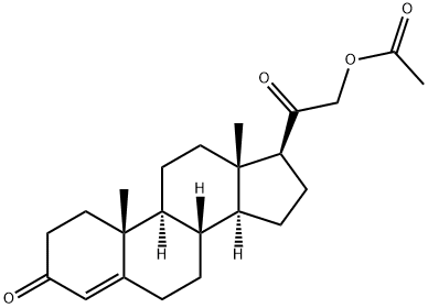 Deoxycorticosterone acetate  Structure