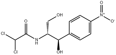 クロラムフェニコール 化学構造式