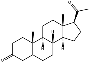 氢化黄体酮, 566-65-4, 结构式