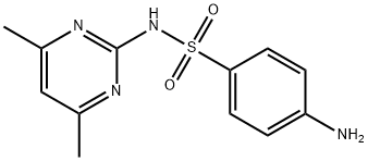 磺胺二甲嘧啶, 57-68-1, 结构式