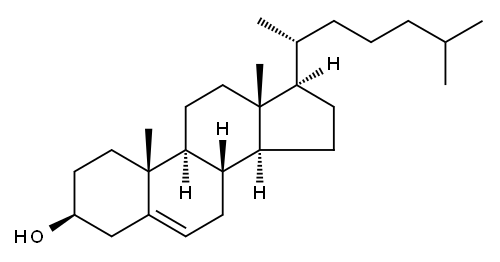 胆固醇, 57-88-5, 结构式