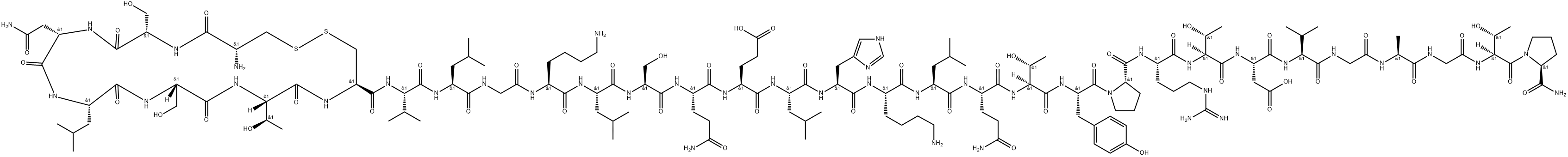 降钙素, 57014-02-5, 结构式