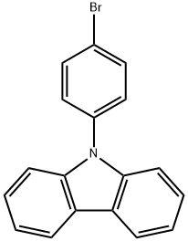 (9-(4-BROMOPHENYL))-9H-CARBAZOLE Structure