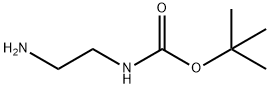 N-(tert-ブトキシカルボニル)-1,2-ジアミノエタン 化学構造式
