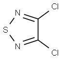 3,4-ジクロロ-1,2,5-チアジアゾール 化学構造式