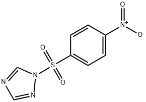 1-(4-ニトロベンゼンスルホニル)-1H-1,2,4-トリアゾール 化学構造式