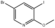 5-BROMO-3-IODO-2-METHOXYPYRIDINE Struktur