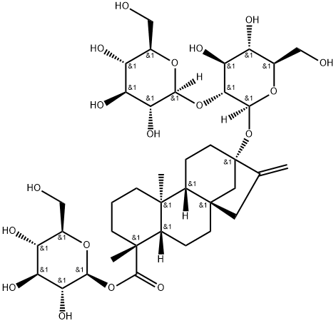 甜菊糖苷, 57817-89-7, 结构式