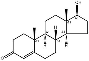 睾酮, 58-22-0, 结构式