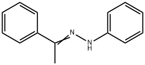 1-Phenylethanone phenylhydrazone Struktur