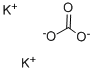 炭酸カリウム 化学構造式