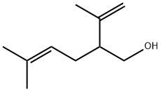 5-甲基-2-(1-甲乙烯基)-4-己烯-1-醇, 58461-27-1, 结构式