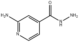 2-アミノ-イソニコチン酸 ヒドラジド 化学構造式