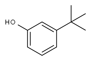 3-叔丁基苯酚, 585-34-2, 结构式