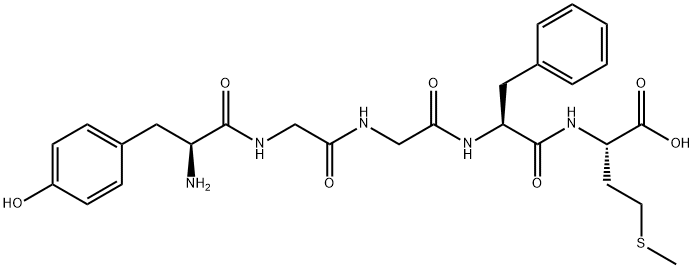 [MET5]脑啡肽, 58569-55-4, 结构式