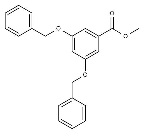 METHYL 3,5-DIBENZYLOXYBENZOATE Struktur