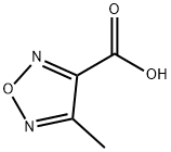 4-甲基-1,2,5-恶二唑-3-羧酸, 58677-34-2, 结构式