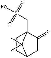 (±)-10-カンファースルホン酸 化学構造式