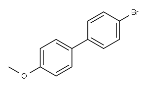 4-Bromo-4'-methoxybiphenyl Structure