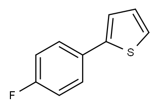 2-(4-氟苯基)噻吩 结构式