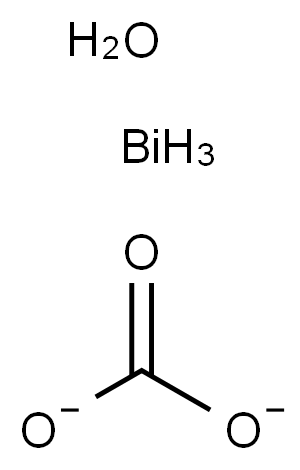 碱式碳酸铋, 5892-10-4, 结构式