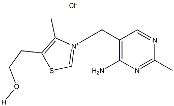 Thiamine chloride Structure