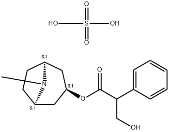 Atropine sulfate monohydrate Structure
