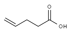 4-戊烯酸, 591-80-0, 结构式
