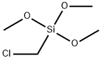 (クロロメチル)トリメトキシシラン 化学構造式