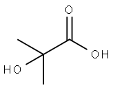 2-Hydroxyisobutyric acid Structure