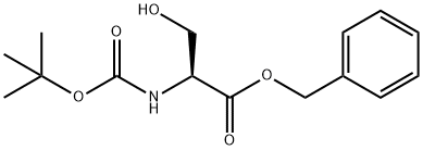 N-叔丁氧羰基-L-丝氨酸, 59524-02-6, 结构式
