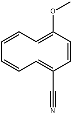 1-シアノ-4-メトキシナフタレン 化学構造式